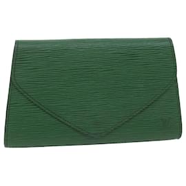 Louis Vuitton-Bolsa Clutch LOUIS VUITTON Epi Art Deco Verde M52634 Autenticação de LV 65518-Verde
