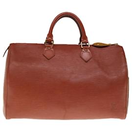 Louis Vuitton-Louis Vuitton Epi Speedy 35 Hand Bag Kenya Brown M42993 LV Auth 65686-Other