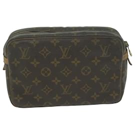 Louis Vuitton-Louis Vuitton Monogram Compiegne 23 Clutch Bag M51847 LV Auth am5735-Monogram