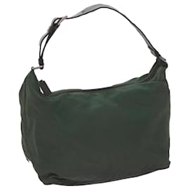 Prada-PRADA Shoulder Bag Nylon Green Auth bs11812-Green