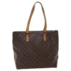 Louis Vuitton-LOUIS VUITTON Monogram Cabas Mezzo Tote Bag M51151 LV Auth 65673-Monogram