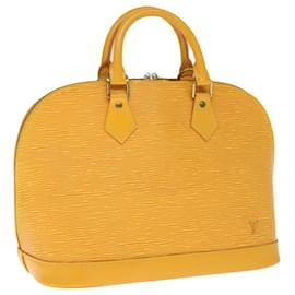 Louis Vuitton-Bolsa de mão LOUIS VUITTON Epi Alma Tassili Yellow M52149 Autenticação de LV 65692-Outro