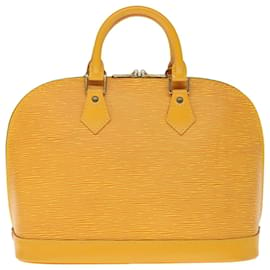 Louis Vuitton-Bolsa de mão LOUIS VUITTON Epi Alma Tassili Yellow M52149 Autenticação de LV 65692-Outro