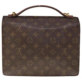 Louis Vuitton-Louis Vuitton Monogram Monceau 28 Hand Bag 2way M51185 LV Auth am5693-Monogram