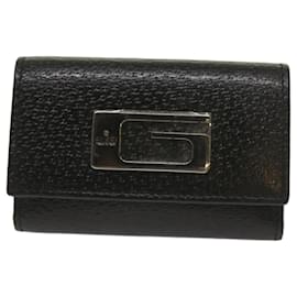 Gucci-Capa para chave GUCCI em couro preto com autenticação11936-Preto