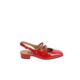 Carel-patent leather heels-Red