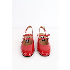 Carel-patent leather heels-Red
