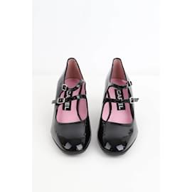 Carel-patent leather heels-Black