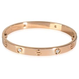 Cartier-Cartier love bracelet in 18k Rose Gold 0.42 ctw-Other