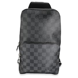 Louis Vuitton-Louis Vuitton Damier Graphite Canvas Avenue Sling Bag-Black