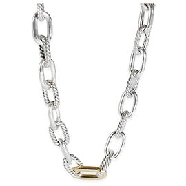 Collana David Yurman Madison in  1/4 750 giallo oro/argento sterling Altro