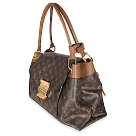 Louis Vuitton-Louis Vuitton Camel Monogram Canvas Olympe MM-Marron