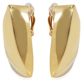 Saint Laurent-Saint Laurent Comet Triangle Clip-On  Earring in  Base Metal-Other