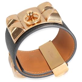 Hermès-Bracelet Hermès Collier De Chien en Plaqué Or 120.86 ctw-Autre