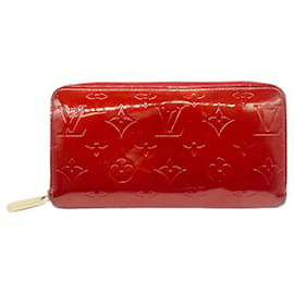 Louis Vuitton-Cartera Louis Vuitton Zippy-Roja