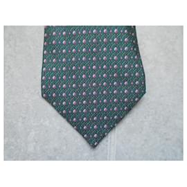 Hermès-Cravate Hermès avec boîte et surboîte-Multicolore