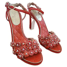 Chanel-Chanel sandals-Red