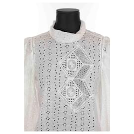 Isabel Marant-Top blanc-Blanc