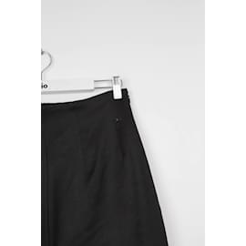 Chanel-silk skirt-Black