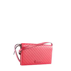 Gucci-GUCCI  Handbags T.  leather-Dark red