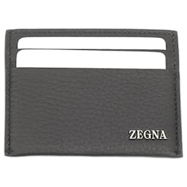 Ermenegildo Zegna-ZEGNA Kleine Taschen, Geldbörsen und Etuis Leder-Schwarz