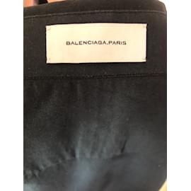 Balenciaga-BALENCIAGA Oberteile T.fr 38 Baumwolle-Schwarz
