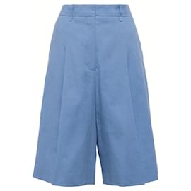 Joseph-Shorts culottes de comprimento até o joelho Joseph Tara.-Azul