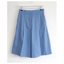 Joseph-Joseph Tara knee length culotte shorts-Blue