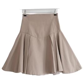Gonna super ampia Alexander McQueen Cammello