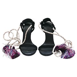 Isabel Marant Aura Sandalen mit Absatz Schwarz