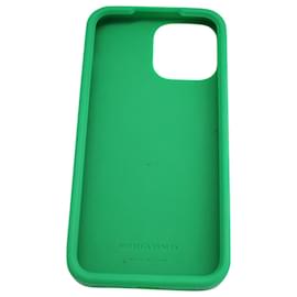 Bottega Veneta-Bottega Veneta iPhone 13 Pro Max Case in Green Rubber-Green