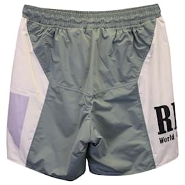 Autre Marque-Shorts Rhude Senna com cordão em nylon multicolorido-Multicor