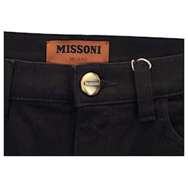 M Missoni-Missoni Jeans in Black Cotton-Black