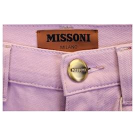 Missoni-Jeans Missoni in cotone rosa-Rosa