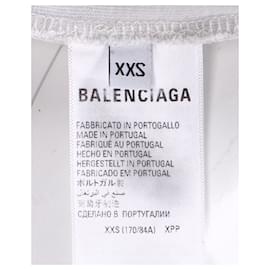 Balenciaga-Camiseta de campanha política Balenciaga em algodão branco-Branco