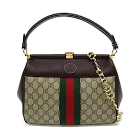 Gucci-GG Supreme Ophidia Top Handle Bag  726428FABG89887-Other