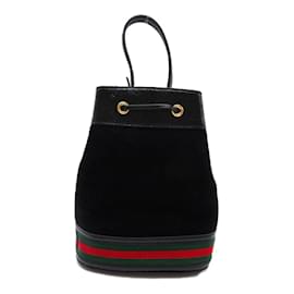 Gucci-Gucci Suede Ophidia Bucket Bag Suede Shoulder Bag 550621 in Excellent condition-Other