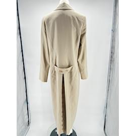 Autre Marque-NON SIGNE / UNSIGNED  Coats T.fr 38 Wool-Beige