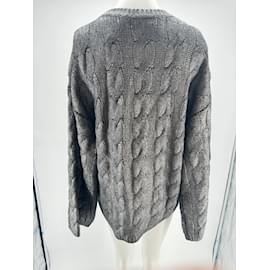 Totême-TOTEME  Knitwear T.International S Wool-Silvery