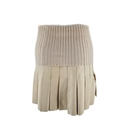 Givenchy-GIVENCHY  Skirts T.International S Cotton-Beige