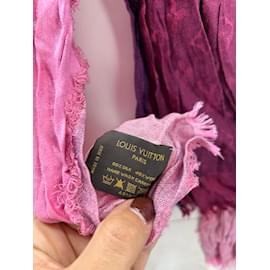 Louis Vuitton-LOUIS VUITTON Schals T.  Silk-Pink
