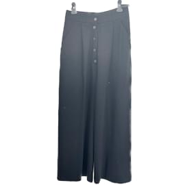 Loewe-LOEWE Pantalón T.Internacional L Lana-Negro