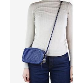 Chanel-Marine 2014 sac pour appareil photo matériel argenté-Bleu Marine