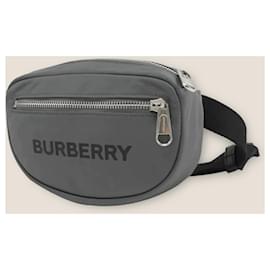 Burberry-Cannon belt.-Gris