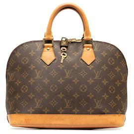 Louis Vuitton-Louis Vuitton monogramme brun Alma PM-Marron