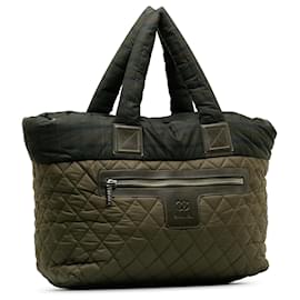 Chanel-Chanel Green Large Coco Cocoon Tote-Green,Olive green
