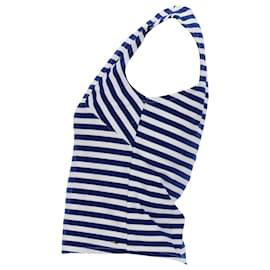 Tommy Hilfiger-Womens Striped Jersey Top-Blue
