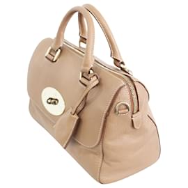 Mulberry-Camel Mini Bowling Bag-Brown