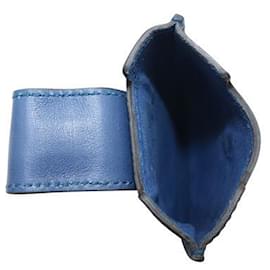 Gucci-Blue monogram card holder-Blue