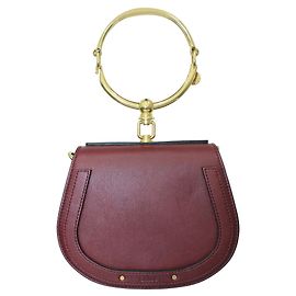 Chloé Nil-Armband-Tasche Rot Bordeaux